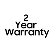 2 Year Warranty
