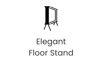 The Serif - Elegant Floor Stand