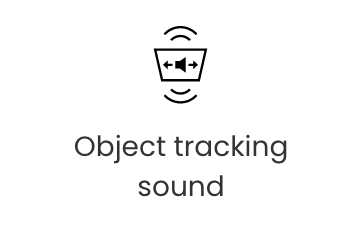 Object tracking sound